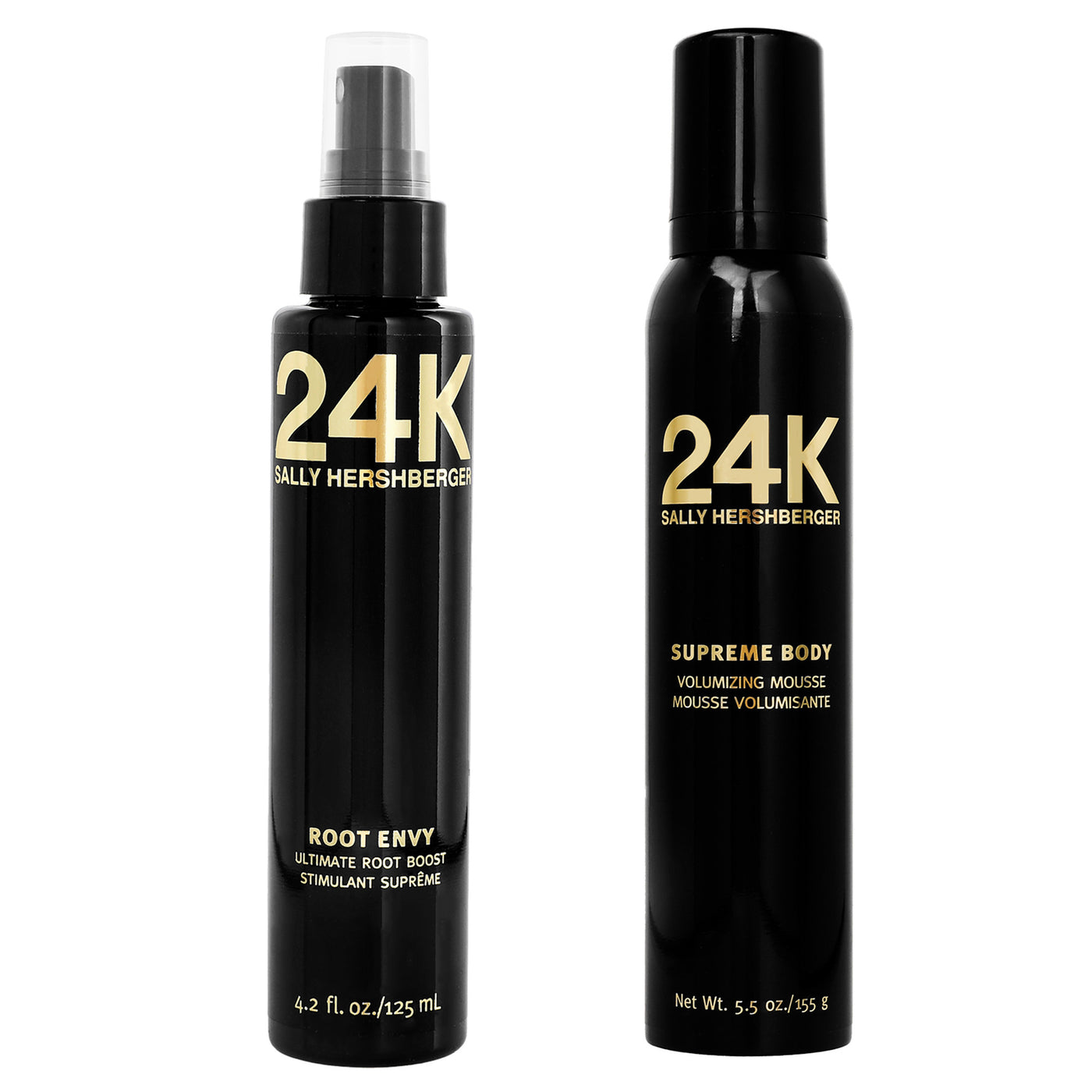 Sally Hershberger 24K Volume Duo - Root Boost, Volumizing Mousse