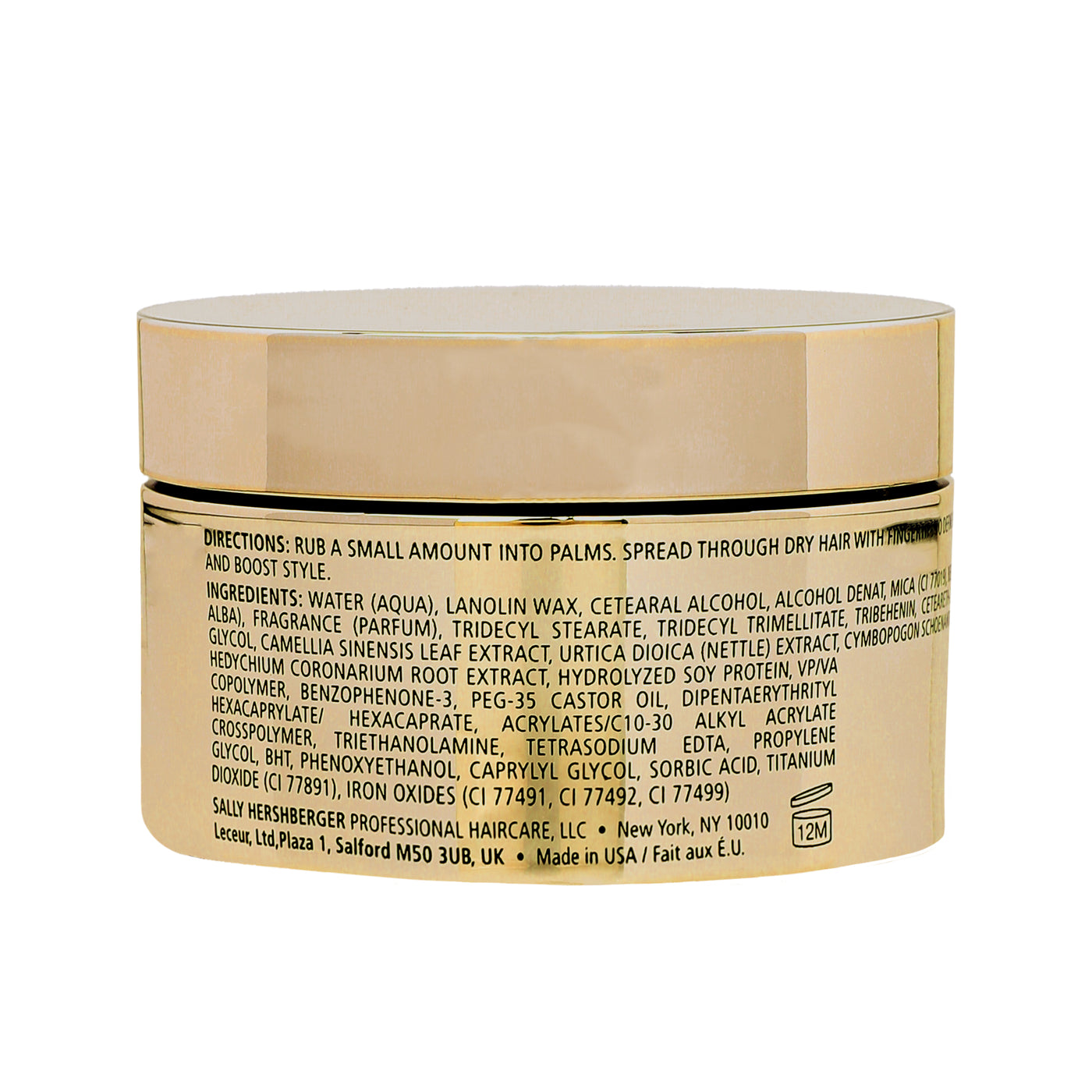 Sally Hershberger 24K Texture and Volume Styling Duo - Texturizing Paste, Volumizing Mousse